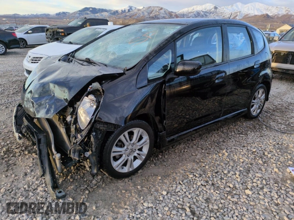 2011 Honda Fit Sport with VIN JHMGE8H56BC003466, listed as a Copart auction lot 46373785 with 73,600 mi miles and Salvage Title. Bid and sale history available at DreamBid. Image 1.