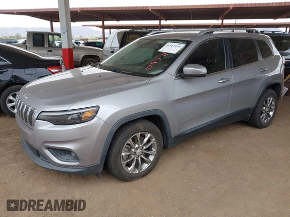 2019 Jeep Cherokee Latitude Plus with VIN 1C4PJLLB9KD109711, listed as a IAAI auction lot 41917339 with 115,320 mi miles. Bid and sale history available at carsss.com. Image 17.