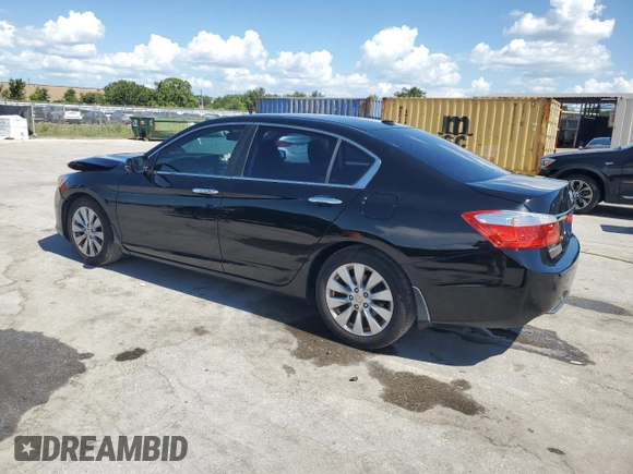 2015 Honda Accord EX-L with VIN 1HGCR2F81FA135648, listed as a Copart auction lot 60317355 with 217,789 mi miles and Salvage title. Bid and sale history available at DreamBid. Image 2.