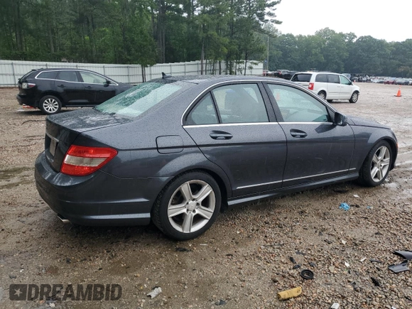2010 Mercedes-Benz C 300 Sport with VIN WDDGF5EB2AR123709, listed as a Copart auction lot 59733415 with 169,313 mi miles and Salvage title. Bid and sale history available at DreamBid. Image 3.