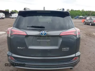 2017 Toyota RAV4 Hybrid Limited with VIN JTMDJREV8HD144858, listed as a IAAI auction lot 42092847 with 135,046 mi miles. Bid and sale history available at carsss.com. Image 16.