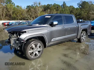 2023 Toyota Tundra Capstone Hybrid with VIN 5TFVC5DBXPX028881, listed as a Copart auction lot 80079964 with 12,565 mi miles and Salvage title. Bid and sale history available at DreamBid. Image 1.