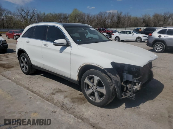 2016 Mercedes-Benz GLC with VIN WDC0G4JBXGF091685, listed as a Copart auction lot 50796735 with 85,687 mi miles and Salvage Title. Bid and sale history available at carsss.com. Image 4.