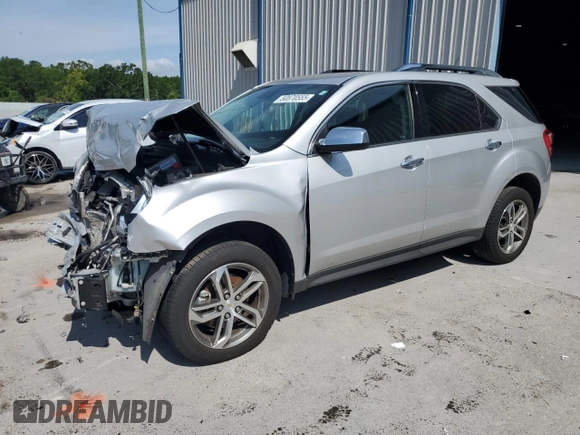 2017 Chevrolet Equinox Premier with VIN 2GNALDEK2H1518843, listed as a Copart auction lot 50870555 with 98,594 mi miles and Salvage Title. Bid and sale history available at DreamBid. Image 1.