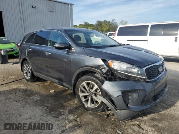 2020 Kia Sorento LX V6 with VIN 5XYPG4A5XLG691919, listed as a Copart auction lot 49910715 with 73,700 mi miles and Salvage Title. Bid and sale history available at carsss.com. Image 4.
