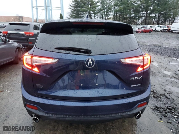 2019 Acura RDX w/Technology Pkg with VIN 5J8TC2H50KL020199, listed as a Copart auction lot 84663684 with 87,963 mi miles and Salvage Title. Bid and sale history available at carsss.com. Image 6.