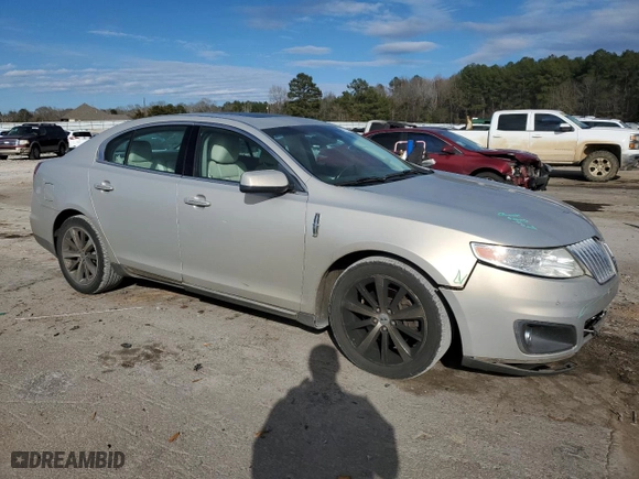 2009 Lincoln MKS with VIN 1LNHM93R19G605506, listed as a Copart auction lot 88776555 with 191,701 mi miles and Salvage Title. Bid and sale history available at carsss.com. Image 4.