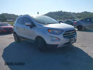 2018 Ford EcoSport Titanium z VIN MAJ3P1VE3JC211802, wystawiony jako IAAI lot #37713841 z przebiegiem 91 645 mil mil oraz . Historia ofert i sprzedaży dostępna na DreamBid. Obrazek 1.
