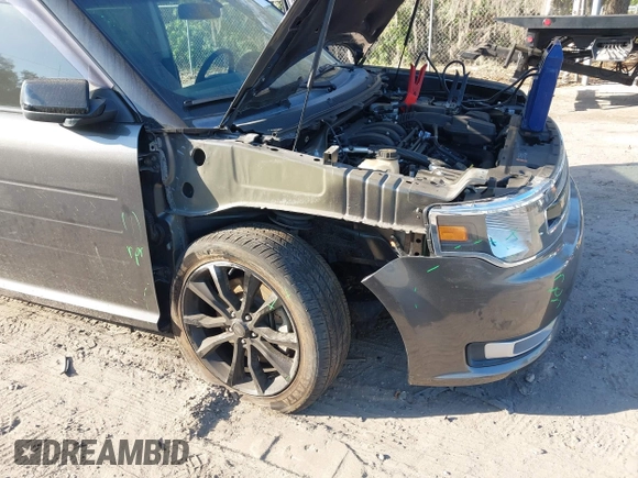 2018 Ford Flex SEL z VIN 2FMGK5C83JBA11464, wystawiony jako IAAI lot #41556720 z przebiegiem 70 455 mil mil oraz . Historia ofert i sprzedaży dostępna na DreamBid. Obrazek 6.