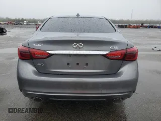 2023 Infiniti Q50 Luxe with VIN JN1EV7BR6PM541314, listed as a Copart auction lot 49377505 with 23,601 mi miles and Salvage title. Bid and sale history available at DreamBid. Image 6.