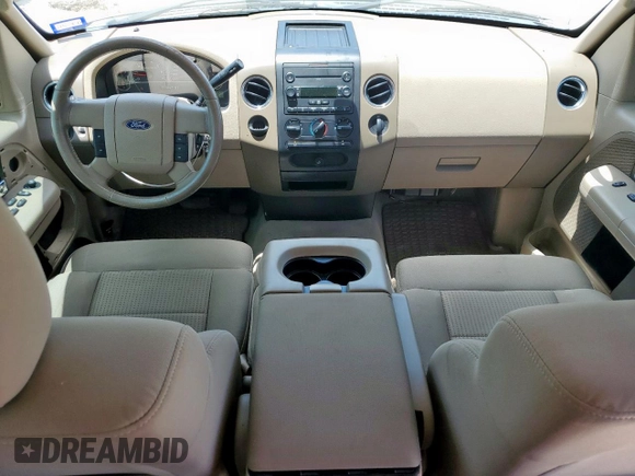 2007 Ford F-150 XLT with VIN 1FTRW12W57KC45033, listed as a Copart auction lot 64672335 with 129,137 mi miles and Salvage title. Bid and sale history available at DreamBid. Image 8.