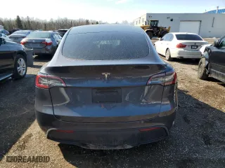 2023 Tesla Model Y Long Range with VIN LRWYGDEE4PC137054, listed as a Copart auction lot 48340895 with 0 mi miles and Non Repairable. Bid and sale history available at carsss.com. Image 6.