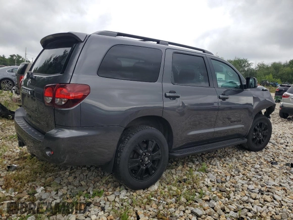 2019 Toyota Sequoia SR5 with VIN 5TDBY5G19KS174324, listed as a Copart auction lot 66323874 with 68,115 mi miles and Salvage Title. Bid and sale history available at carsss.com. Image 3.