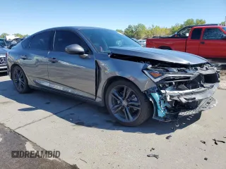 2023 Acura Integra w/A-Spec Package with VIN 19UDE4H31PA004007, listed as a Copart auction lot 71381574 with 39,960 mi miles and Salvage Title. Bid and sale history available at carsss.com. Image 4.