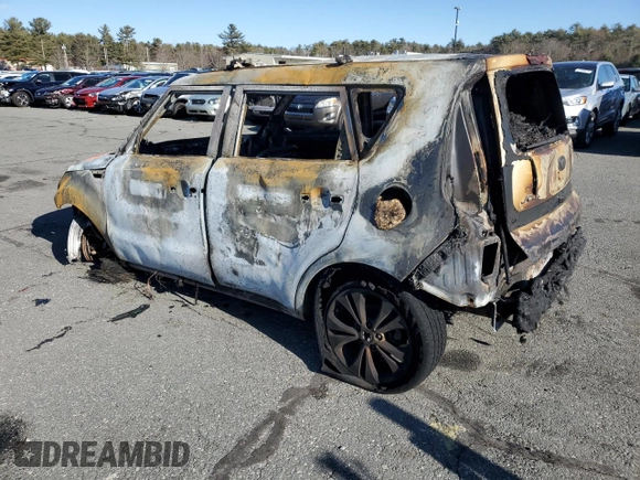 2015 Kia Soul + with VIN KNDJP3A52F7117090, listed as a Copart auction lot 88289725 with 0 mi miles and Salvage Title. Bid and sale history available at carsss.com. Image 2.