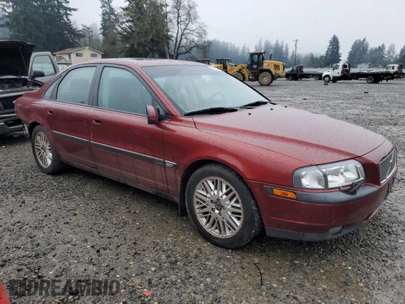 2000 Volvo S80 with VIN YV1TS90D3Y1131597, listed as a Copart auction lot 86214874 with 142,813 mi miles and Salvage Title. Bid and sale history available at carsss.com. Image 4.