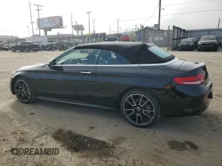 2020 Mercedes-Benz C 300 with VIN W1KWK8DB9LG015242, listed as a Copart auction lot 46953505 with 32,862 mi miles and Salvage Title. Bid and sale history available at DreamBid. Image 2.