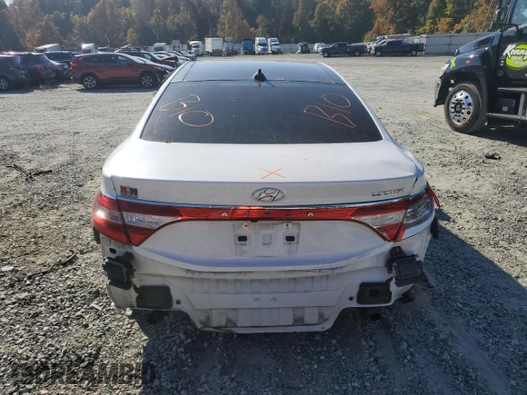 2017 Hyundai Azera Limited with VIN KMHFH4JG5HA590574, listed as a Copart auction lot 77846934 with Not provided miles and Salvage title. Bid and sale history available at DreamBid. Image 6.