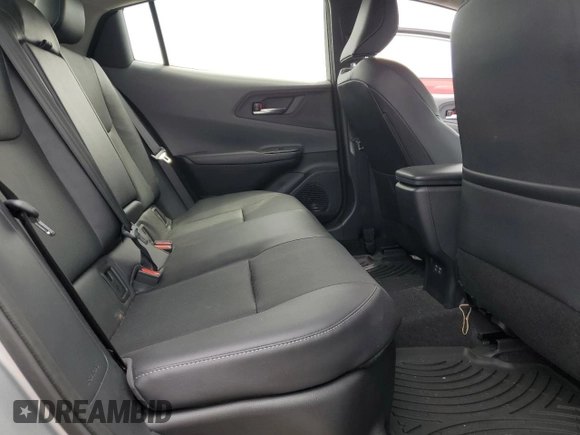 2024 Toyota Prius LE with VIN JTDADABU4R3011917, listed as a Copart auction lot 61184665 with 6,612 mi miles and Salvage title. Bid and sale history available at DreamBid. Image 10.