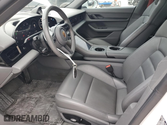 2021 Porsche Taycan with VIN WP0AA2Y1XMSA19047, listed as a Copart auction lot 53094735 with 58,025 mi miles and Salvage title. Bid and sale history available at DreamBid. Image 7.