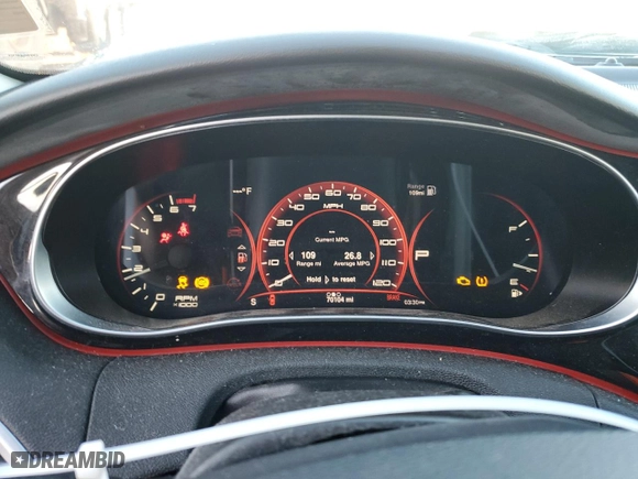 2016 Dodge Dart Aero with VIN 1C3CDFDHXGD539995, listed as a Copart auction lot 81746704 with 70,104 mi miles and Salvage Title. Bid and sale history available at carsss.com. Image 9.