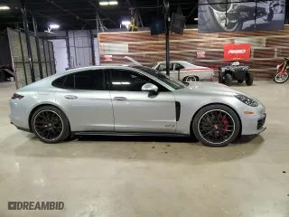 2019 Porsche Panamera GTS with VIN WP0AG2A74KL139265, listed as a Copart auction lot 87722185 with 23,141 mi miles and Salvage Title. Bid and sale history available at carsss.com. Image 1.