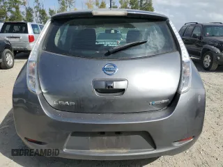 2015 Nissan LEAF SV with VIN 1N4AZ0CP2FC301904, listed as a Copart auction lot 64490643 with 104,574 mi miles. Bid and sale history available at carsss.com. Image 6.