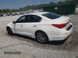 2017 Infiniti Q50 2.0t Sport with VIN JN1CV7AR4HM682389, listed as a Copart auction lot 80712394 with 112,492 mi miles and Salvage Title. Bid and sale history available at carsss.com. Image 2.
