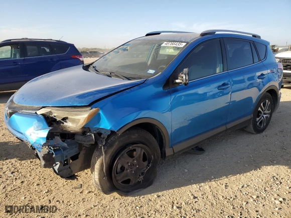 2016 Toyota RAV4 LE with VIN JTMZFREV9GJ077971, listed as a Copart auction lot 48766435 with 143,522 mi miles and Salvage Title. Bid and sale history available at carsss.com. Image 1.