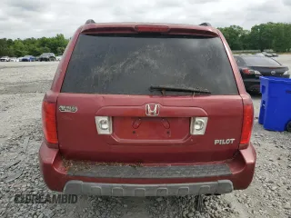 2005 Honda Pilot EX-L with VIN 5FNYF18515B057551, listed as a Copart auction lot 54396555 with 332,831 mi miles and Clean Title. Bid and sale history available at carsss.com. Image 6.