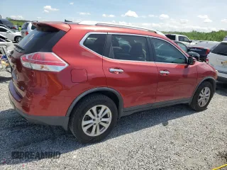 2015 Nissan Rogue SV with VIN KNMAT2MT9FP557680, listed as a Copart auction lot 53566195 with 72,907 mi miles and Salvage Title. Bid and sale history available at DreamBid. Image 3.