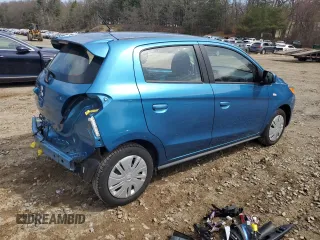 2024 Mitsubishi Mirage ES z VIN ML32AUHJ6RH000242, wystawiony jako Copart lot #52795295 z przebiegiem 8 978 mil mil oraz Szkoda całkowita • Salvage title. Historia ofert i sprzedaży dostępna na DreamBid. Obrazek 3.