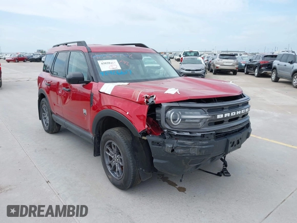 2021 Ford Bronco Sport Big Bend z VIN 3FMCR9B61MRA57270, wystawiony jako IAAI lot #42426617 z przebiegiem 17 719 mil mil oraz . Historia ofert i sprzedaży dostępna na DreamBid. Obrazek 1.