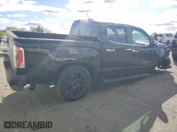 2022 GMC Canyon 4WD Denali with VIN 1GTG6EEN5N1133658, listed as a Copart auction lot 75592304 with 34,715 mi miles and Salvage Title. Bid and sale history available at carsss.com. Image 3.