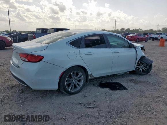 2015 Chrysler 200 Limited with VIN 1C3CCCAB1FN692324, listed as a Copart auction lot 61911005 with 165,181 mi miles and Salvage title. Bid and sale history available at DreamBid. Image 3.