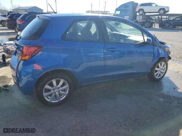 2015 Toyota Yaris L with VIN VNKJTUD34FA051518, listed as a Copart auction lot 46472155 with 22,324 mi miles and Salvage Title. Bid and sale history available at carsss.com. Image 3.