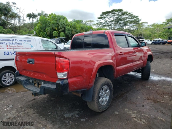 2017 Toyota Tacoma SR5 with VIN 3TMCZ5AN1HM066723, listed as a Copart auction lot 48698654 with 127,071 mi miles and Salvage Title. Bid and sale history available at carsss.com. Image 3.