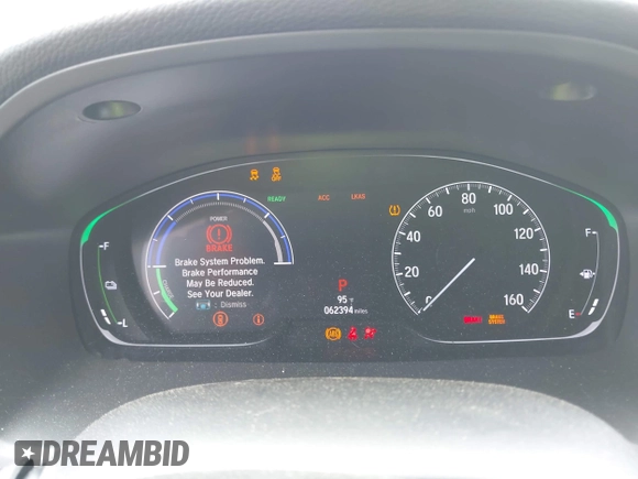 2021 Honda Insight Touring with VIN 19XZE4F97ME001133, listed as a IAAI auction lot 42477281 with 62,394 mi miles and . Bid and sale history available at DreamBid. Image 7.