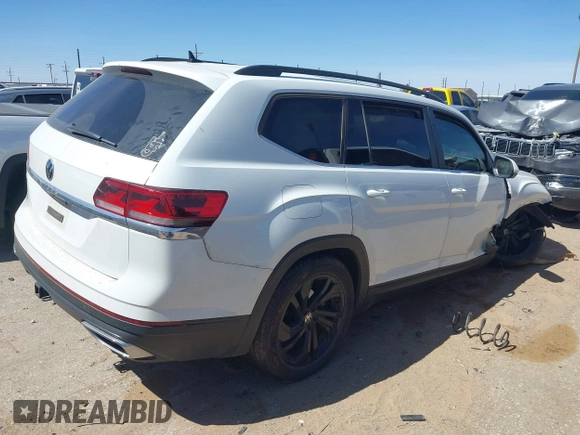 2022 Volkswagen Atlas SE with VIN 1V2JR2CA9NC542633, listed as a IAAI auction lot 41853622 with 78,261 mi miles and . Bid and sale history available at DreamBid. Image 4.