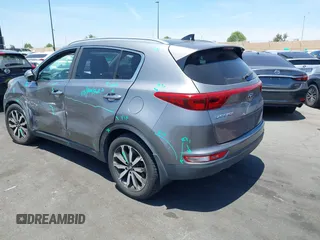 2017 Kia Sportage EX with VIN KNDPN3AC8H7186240, listed as a IAAI auction lot 42283574 with 100,153 mi miles and . Bid and sale history available at DreamBid. Image 3.