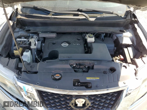 2014 Nissan Pathfinder Platinum with VIN 5N1AR2MM0EC619184, listed as a Copart auction lot 50825225 with 78,287 mi miles and Salvage Title. Bid and sale history available at carsss.com. Image 12.