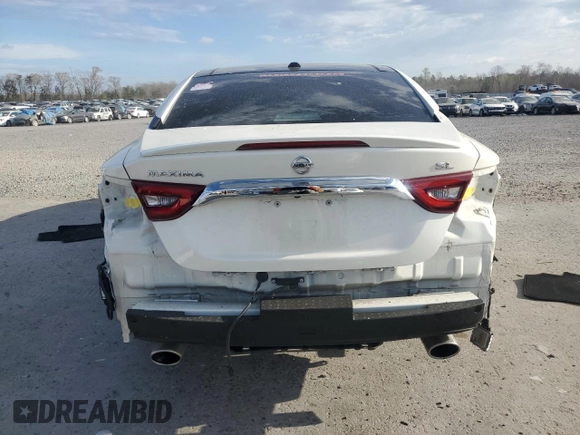 2016 Nissan Maxima SL with VIN 1N4AA6AP5GC435613, listed as a Copart auction lot 50929985 with 112,030 mi miles and Salvage Title. Bid and sale history available at DreamBid. Image 6.