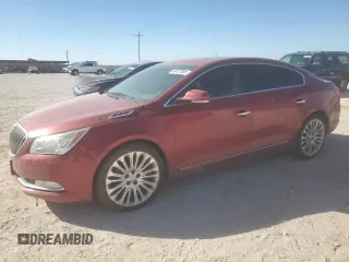 2014 Buick LaCrosse Premium II with VIN 1G4GF5G34EF241134, listed as a Copart auction lot 49473495 with 163,318 mi miles and Salvage title. Bid and sale history available at DreamBid. Image 1.