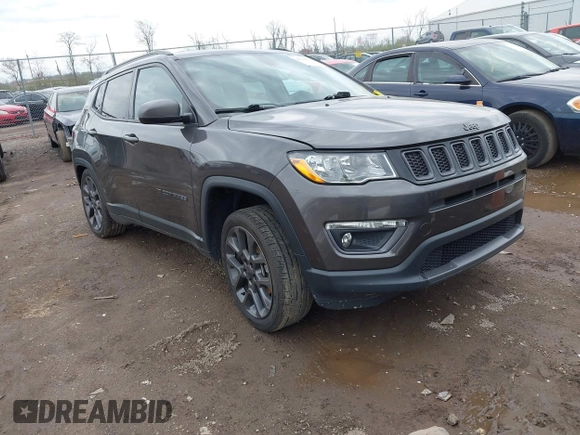 2021 Jeep Compass 80th Anniversary with VIN 3C4NJDEB7MT535498, listed as a IAAI auction lot 41924032 with 44,278 mi miles and . Bid and sale history available at DreamBid. Image 1.