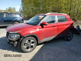 2021 Hyundai Venue SEL with VIN KMHRC8A39MU127054, listed as a Copart auction lot 52586765 with 60,991 mi miles and Salvage Title. Bid and sale history available at carsss.com. Image 1.