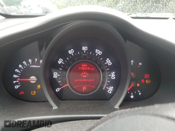 2012 Kia Sportage EX with VIN KNDPC3A2XC7267875, listed as a Copart auction lot 60050415 with 170,219 mi miles and Salvage title. Bid and sale history available at DreamBid. Image 9.