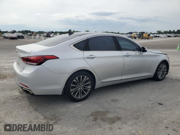 2016 Hyundai Genesis 3.8L with VIN KMHGN4JE5GU132610, listed as a Copart auction lot 67592854 with 80,424 mi miles and Salvage Title. Bid and sale history available at carsss.com. Image 3.