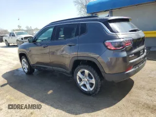 2023 Jeep Compass Latitude with VIN 3C4NJDBN3PT547814, listed as a Copart auction lot 48878665 with 12,372 mi miles and Clean Title. Bid and sale history available at DreamBid. Image 2.