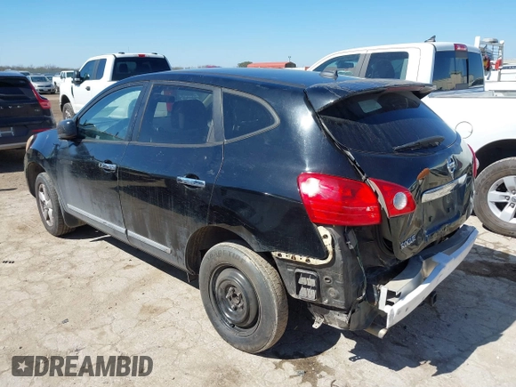 2012 Nissan Rogue S with VIN JN8AS5MT3CW612067, listed as a IAAI auction lot 41656826 with 155,625 mi miles. Bid and sale history available at carsss.com. Image 3.