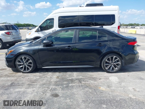 2020 Toyota Corolla SE with VIN JTDS4RCE9LJ026300, listed as a IAAI auction lot 42027274 with 112,829 mi miles. Bid and sale history available at carsss.com. Image 14.